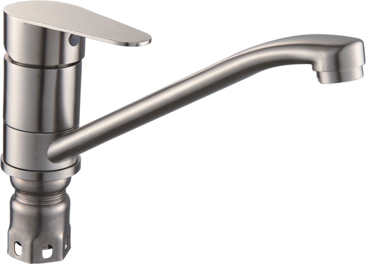 Смеситель кухня шар Potato P49310S нерж 35мм сатин