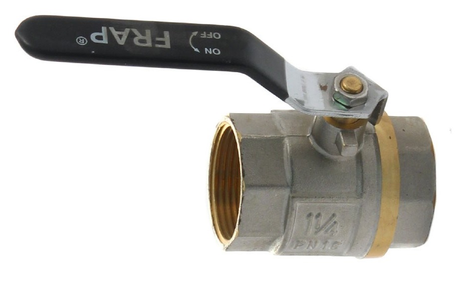 Кран шаровой  1 1/4"  гг ручка Frap F201.07