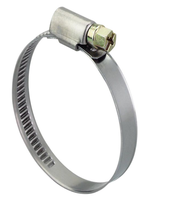 Хомут д/шланга 90-110 мм червячный под отвертку+