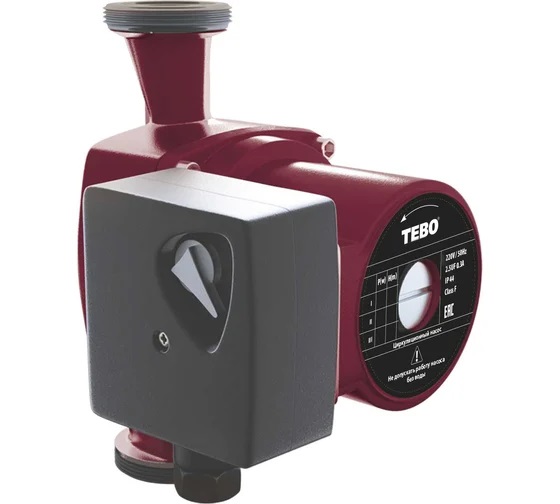 Насос циркуляционный Tebo 25/4-180 в компл с гайк и кабелем