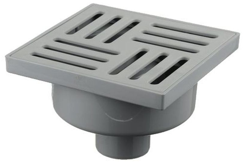 Трап верт  50 150/150 пластик решетка АНИ TA5210 б/регул с гидрозатвором
