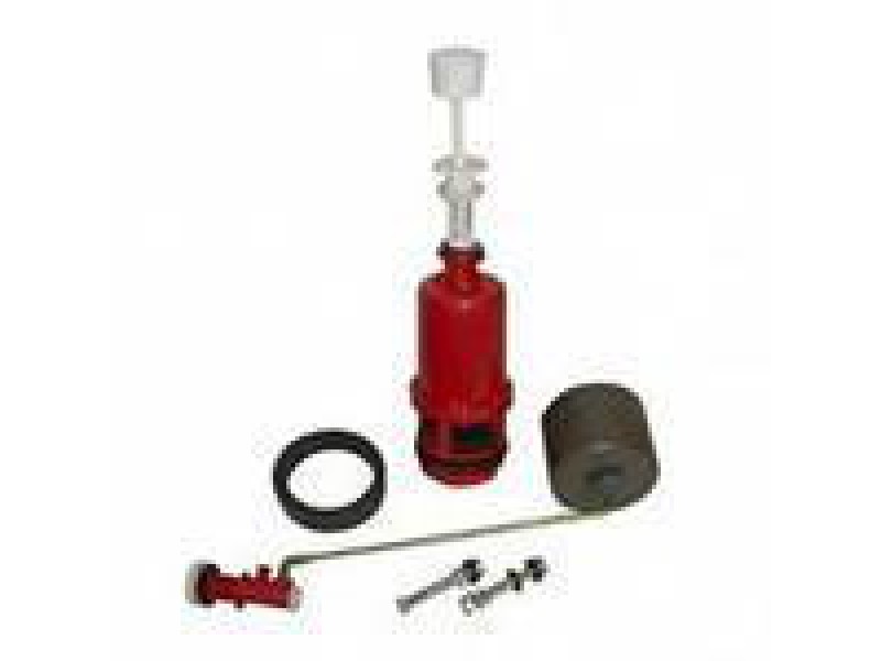 Арматура д/бачка РБМ АС-1 бок универсальная шток белый клапан шар