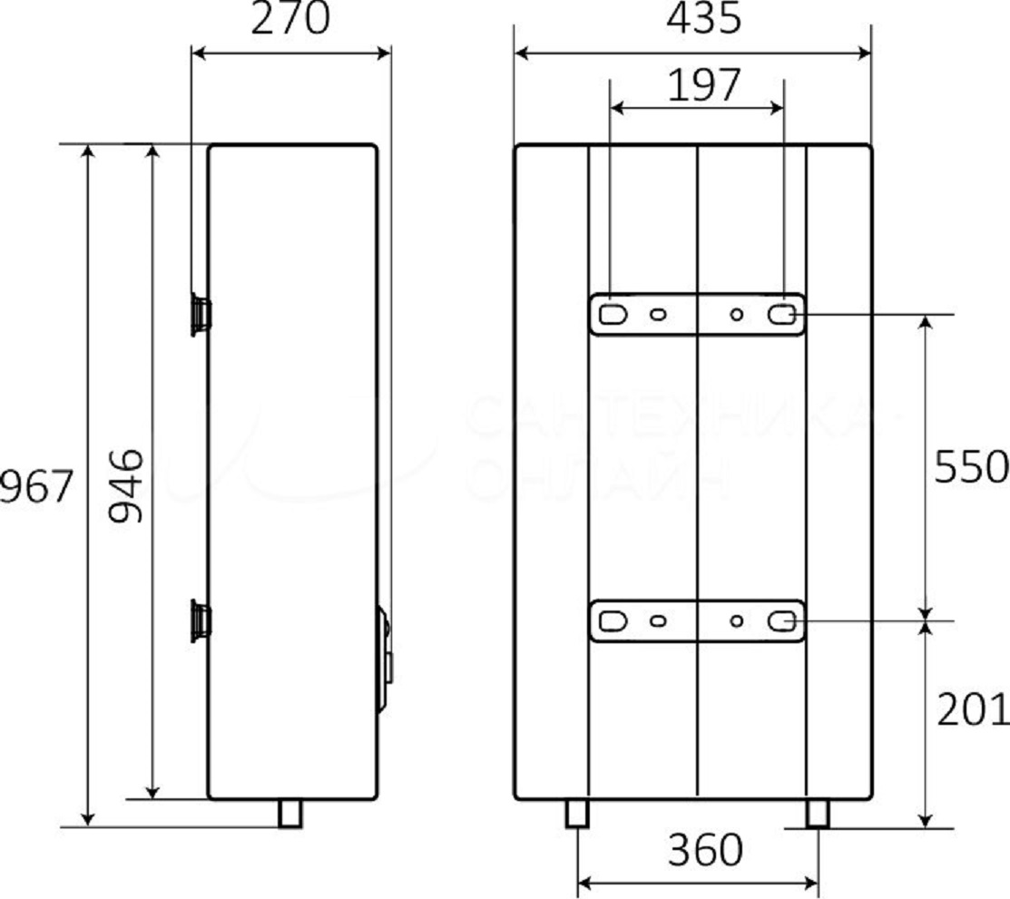 Водонагреватель Royal Thermo RWH 50 Smalto Inverter Grafit