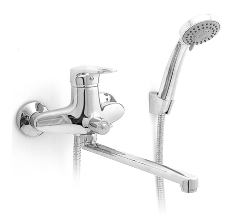 Смеситель ванна шар Frap F2204 лат див в корп L излив 40мм