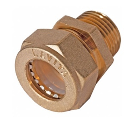 Соединение нар/р 20*1/2" Lavita V/S латунь
