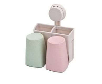 Potato P313-2 держатель для зубных щеток и пасты на вакуумных присосках