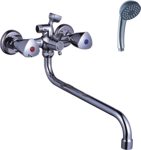 Смеситель ванна кер Эверест В22-334 руч пластик