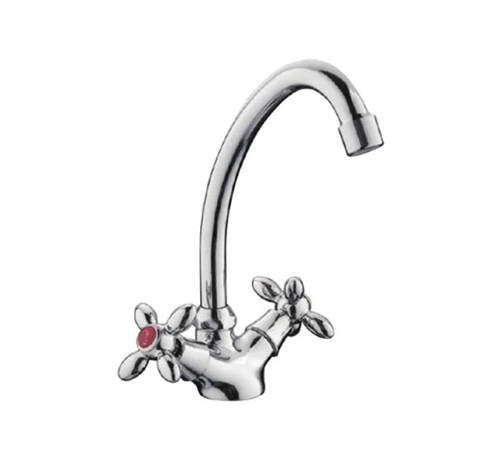 Смеситель кухня кер Frap F4127 крест шпилька