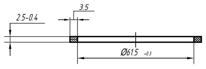 Прокладка АНИ M090  1 1/2"