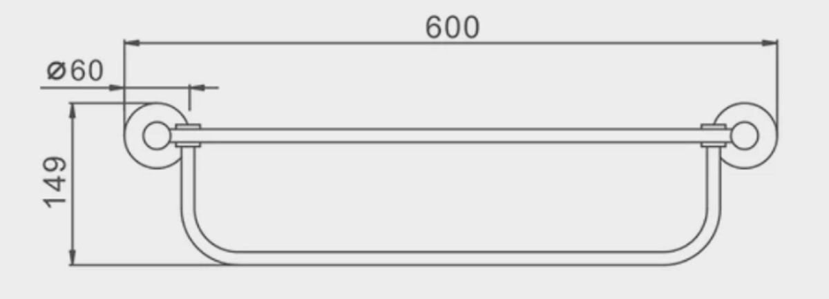 Frap F30124 полка с полотенецедержателем нерж сатин