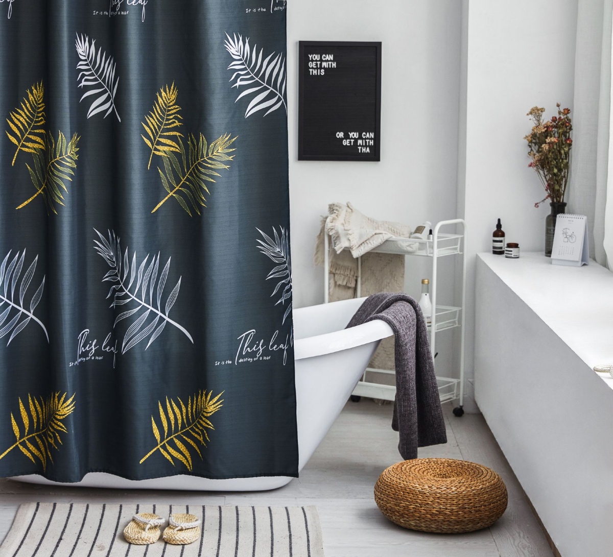 Штора д/в 180*180 Potato P8827 ткань дакрон 