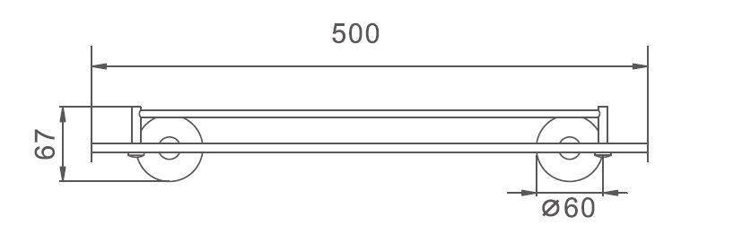 Frap F30107 полка стекло нерж сатин