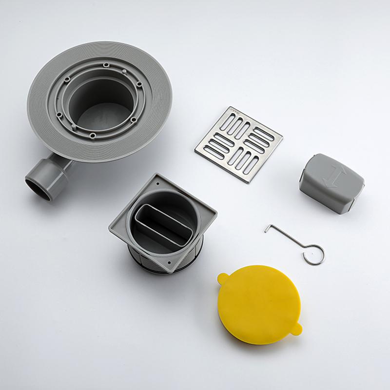 Трап душевой гор Gappo G81010-5  100х100 сатин