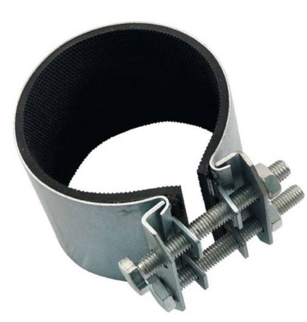 Хомут ремонтный   2" 57мм оцинк 70мм