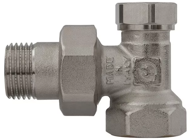 Клапан д/рад настроечный угловой 1/2" GF