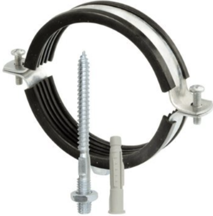 Хомут металл       1/2" 20-24 мм RU-Humalt со шпилькой-шурупом,дюбелем и к/г