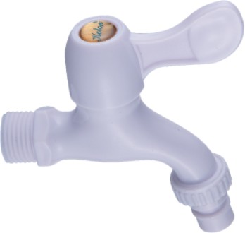 Смеситель кухня кер Эверест B42-338 одна вода пластик прист белый