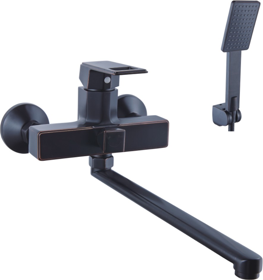 Смеситель ванна шар Diadonna D78-222116HG лат див в корп L излив 35мм чер бронза