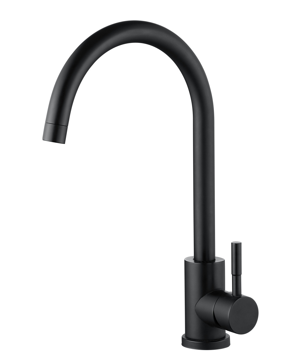 Смеситель кухня шар Frap F40899-4 нерж бок руч 35мм черный