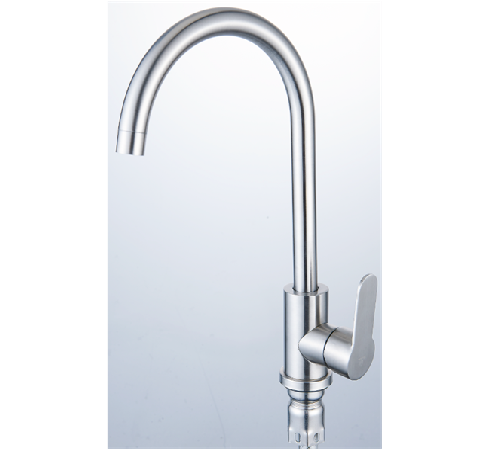 Смеситель кухня шар Potato P40303S нерж бок руч 35мм сатин