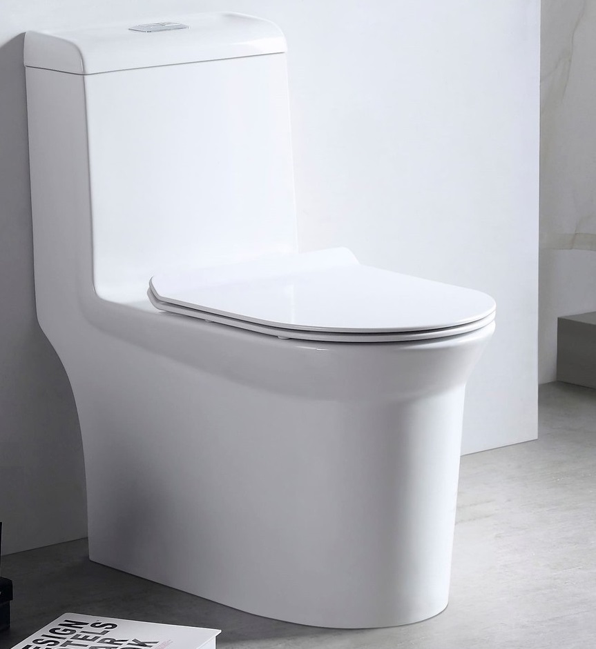 Моноблок EvaGold SM9610R безободковый, тонкое дюро (с гофрой и подводкой)