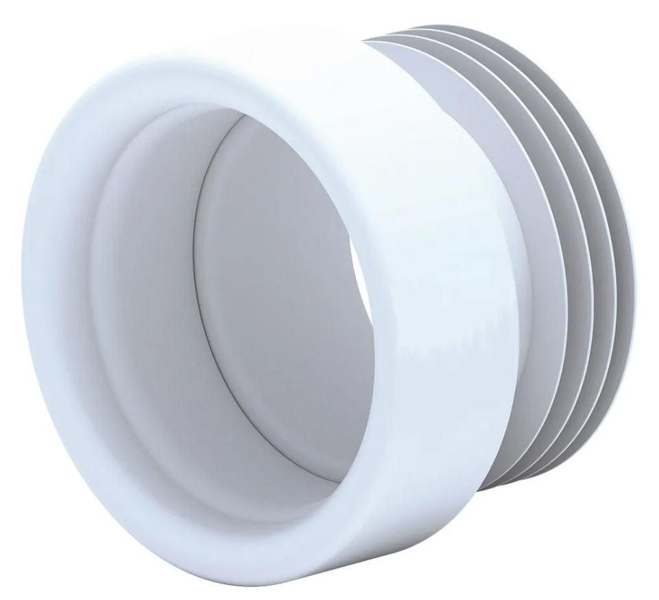 Сливная муфта д/унитаза АНИ W0210 прямая резина