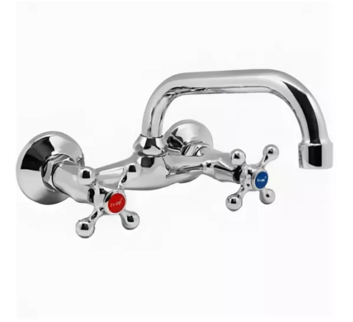 Смеситель кухня кер Frap F4708 в/излив прист крест