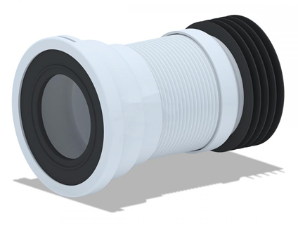 Сливная гофра д/унитаза АНИ К918 армированная 185-350мм