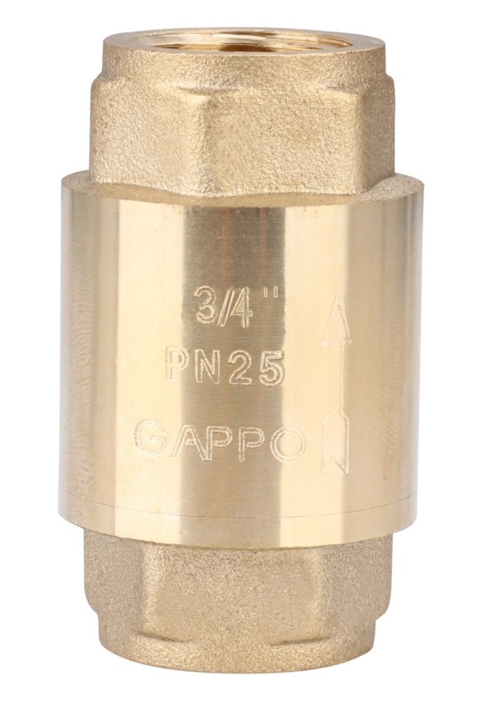 Обратный клапан    3/4"  гг золотник Gappo G1241.05