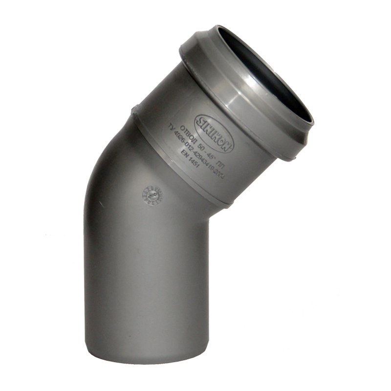 Отвод 110*45° Sinikon