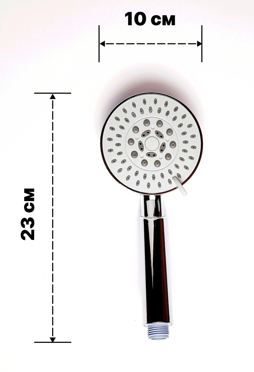 Лейка душевая Potato P23 хром 3 реж