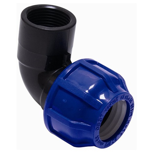 Отвод вн/р 25* 3/4" 90° ПНД Tebo