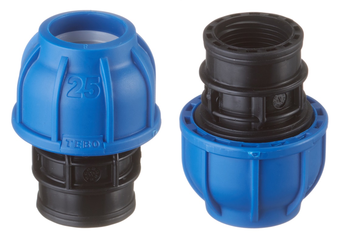 Муфта вн/р 25* 1/2" ПНД Tebo