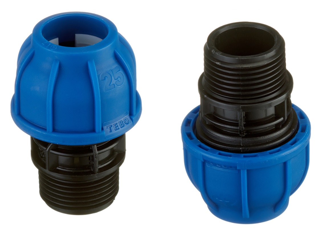 Муфта нар/р 25* 3/4" ПНД Tebo