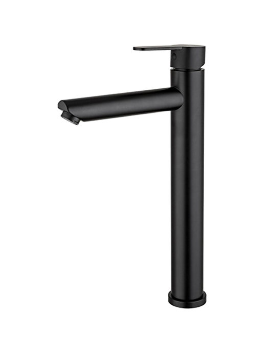 Смеситель раковина шар Frap F10801-62 нерж высокий 35мм черный