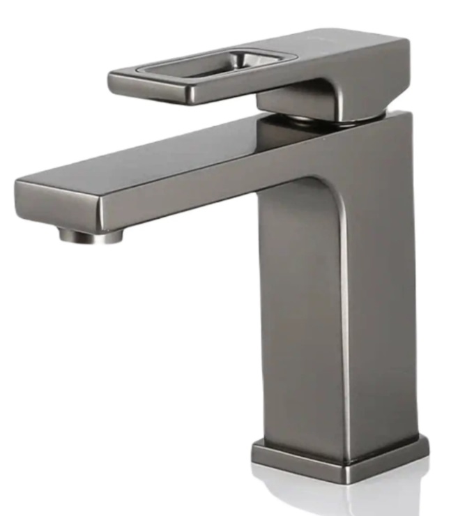 Смеситель раковина шар Gappo G1017-9 35мм оружейная сталь