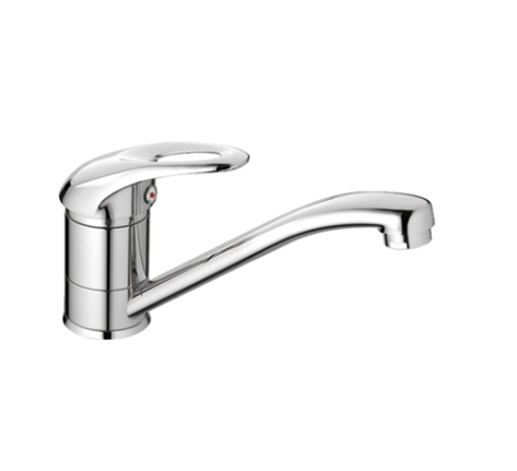 Смеситель кухня шар Frap F4503 лат кор излив 40мм 2-шпильки