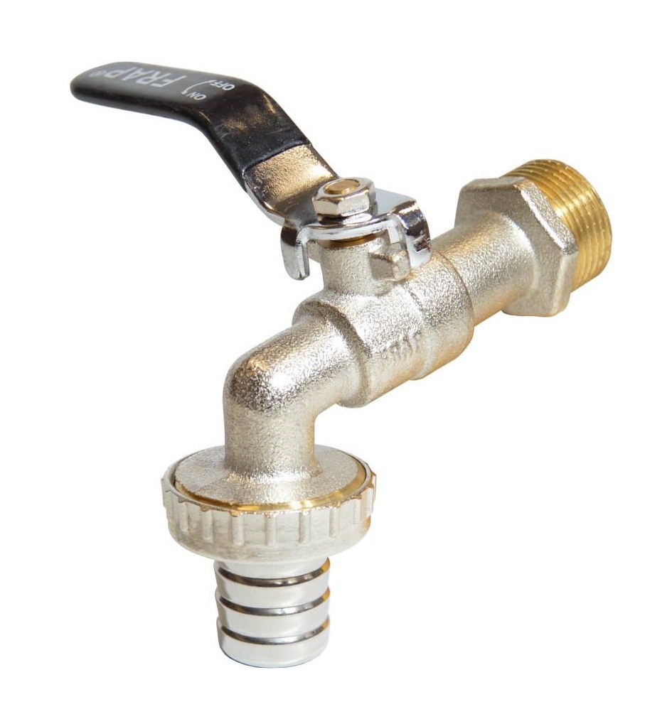 Кран шаровой    3/4" со штуцером ручка Frap F231.05